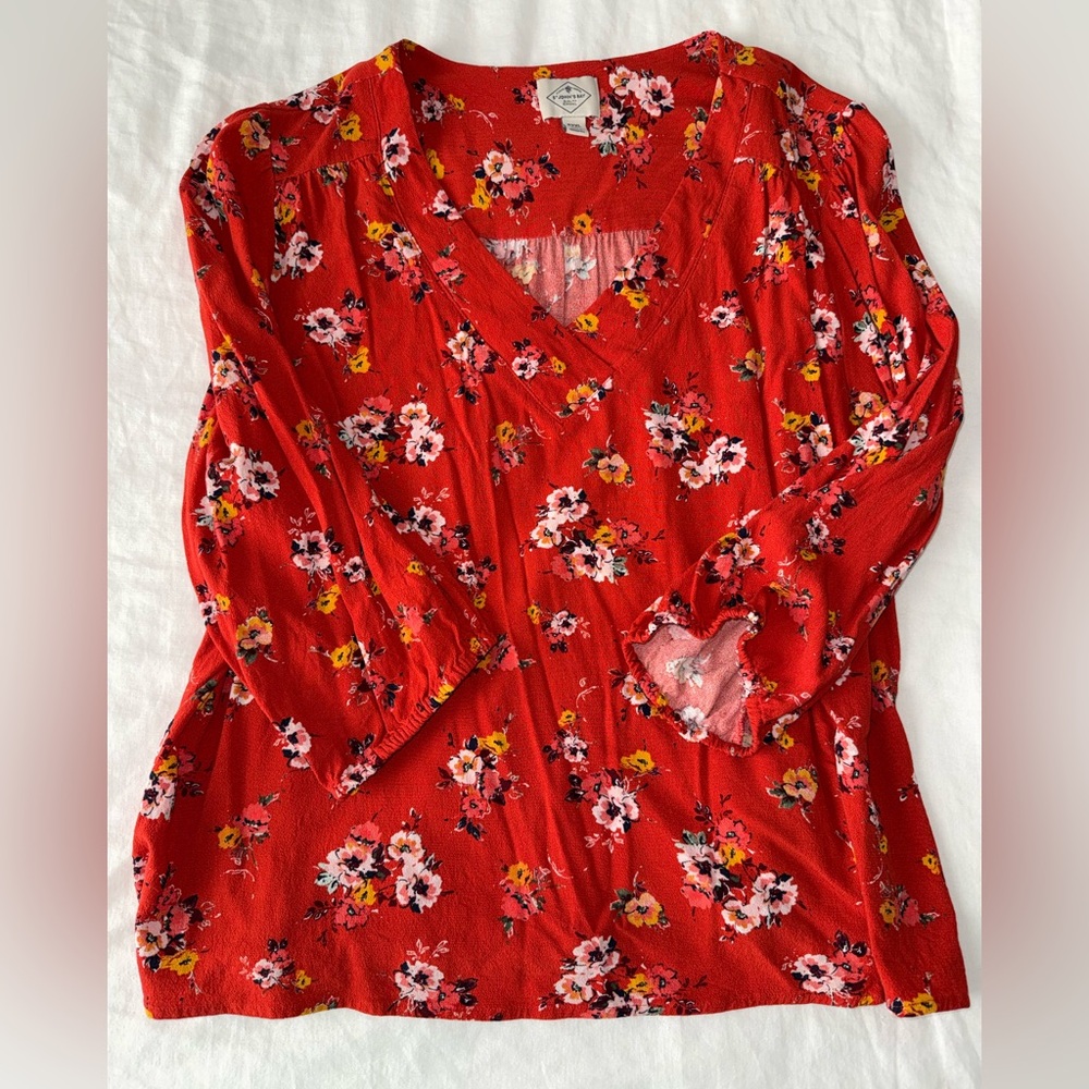 St. John’s Bay Floral Blouse